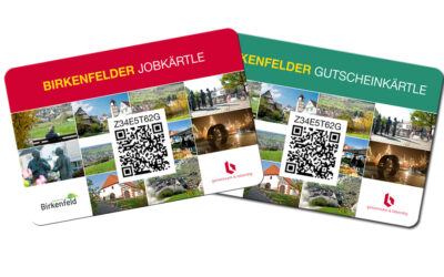 Birkenfelder Gutscheinkärtle passen in jede Geldbörse