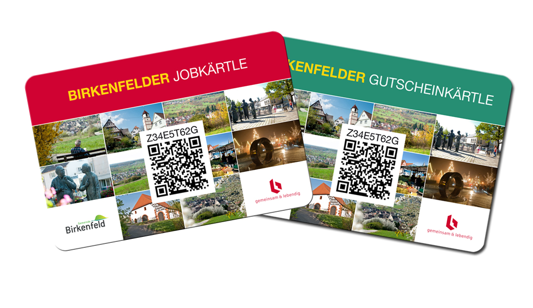 Birkenfelder Gutscheinkärtle passen in jede Geldbörse