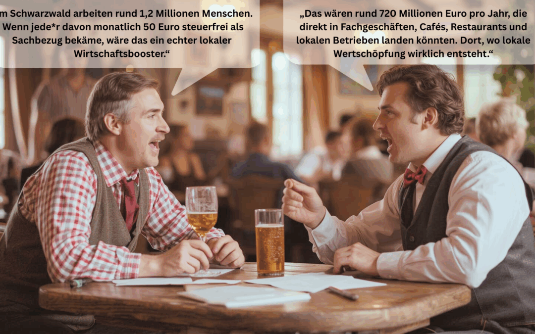 Kaufkraftbindung im Schwarzwald: Wie 50-Euro-Sachbezüge lokale Wirtschaftskraft freisetzen