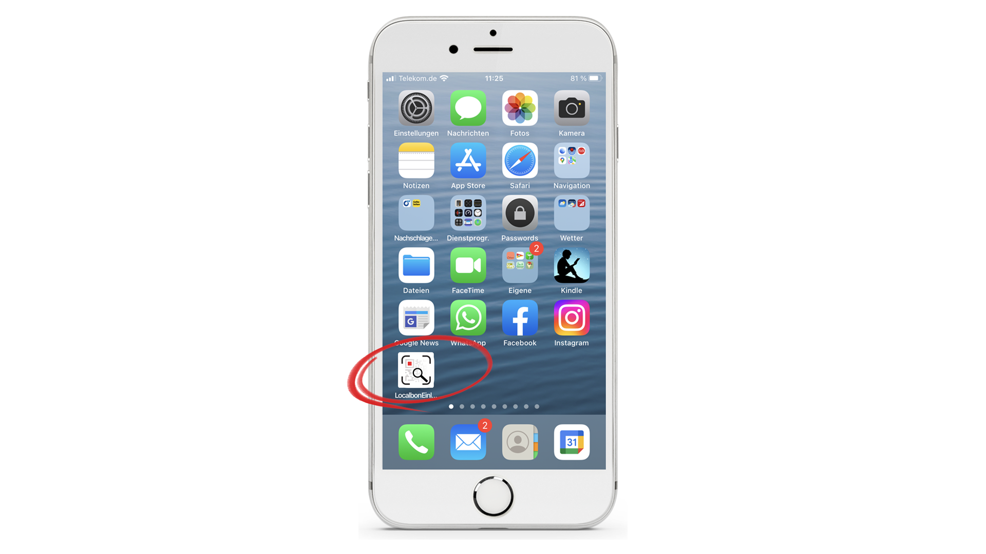 Icon der Einlöse-App auf dem Homescreen