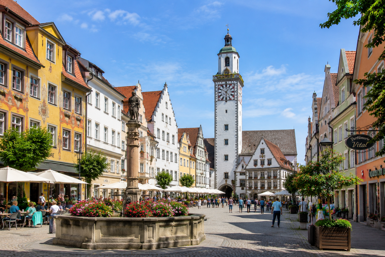 Innenstadt von Wangen im Allgäu