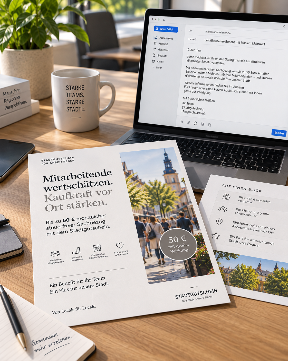 Arbeitgeber-Ansprache-Material